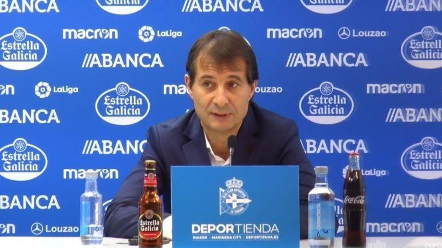 Richard Barral esta tarde en rueda de prensa.