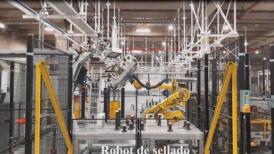 Un robot de la planta de Figueruelas