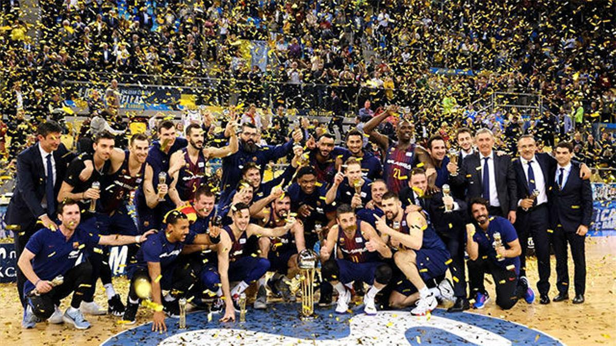 El Barça Lassa levanta el título de campeón de la Copa del Rey