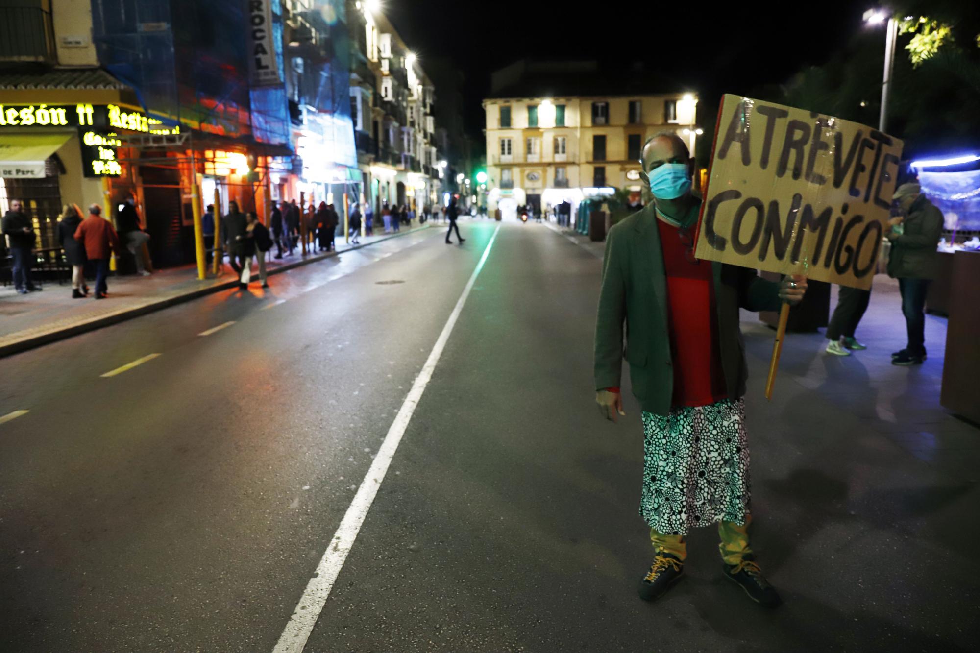 Manifestación del 25N contra la violencia machista en Málaga