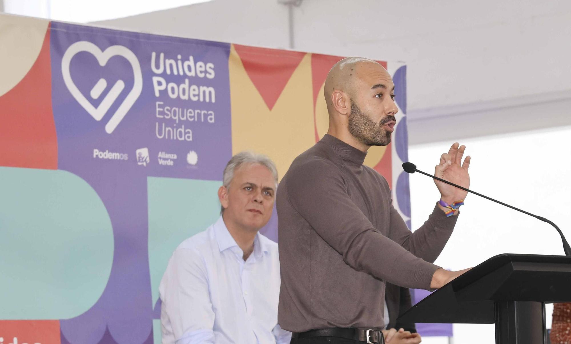 Yolanda Díaz hace campaña por Unides Podemos en Alicante