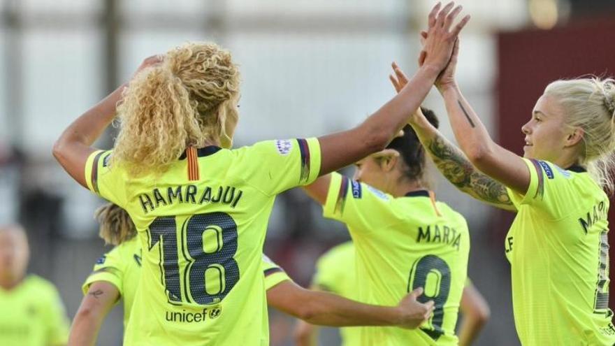 El Barça ja té mig bitllet per a la final de la Champions femenina
