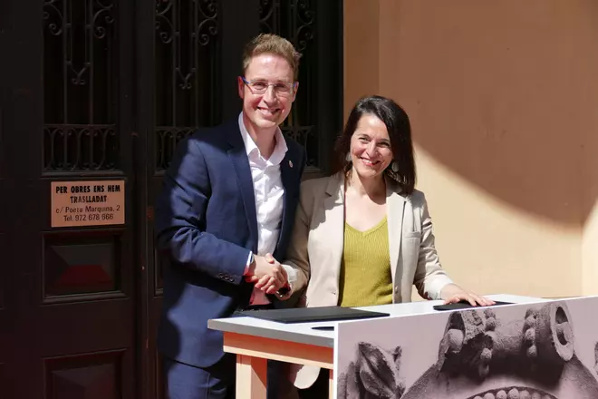 Així s'ha viscut la històrica celebració de l'acord entre l'Ajuntament i el Casino Menestral Figuerenc per a reprendre les obres de la seva seu