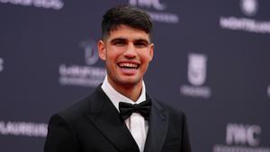 Carlos Alcaraz, en la alfombra roja de los Premios Laureus