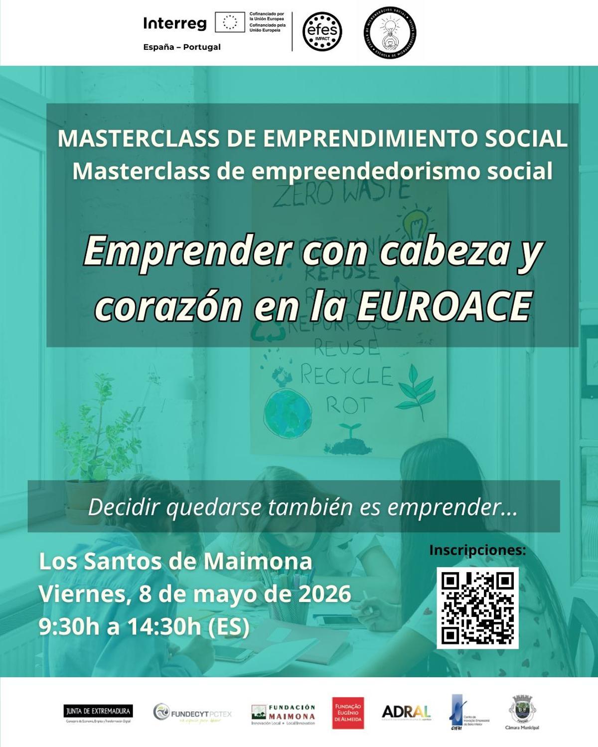 Cartel de la masterclass.