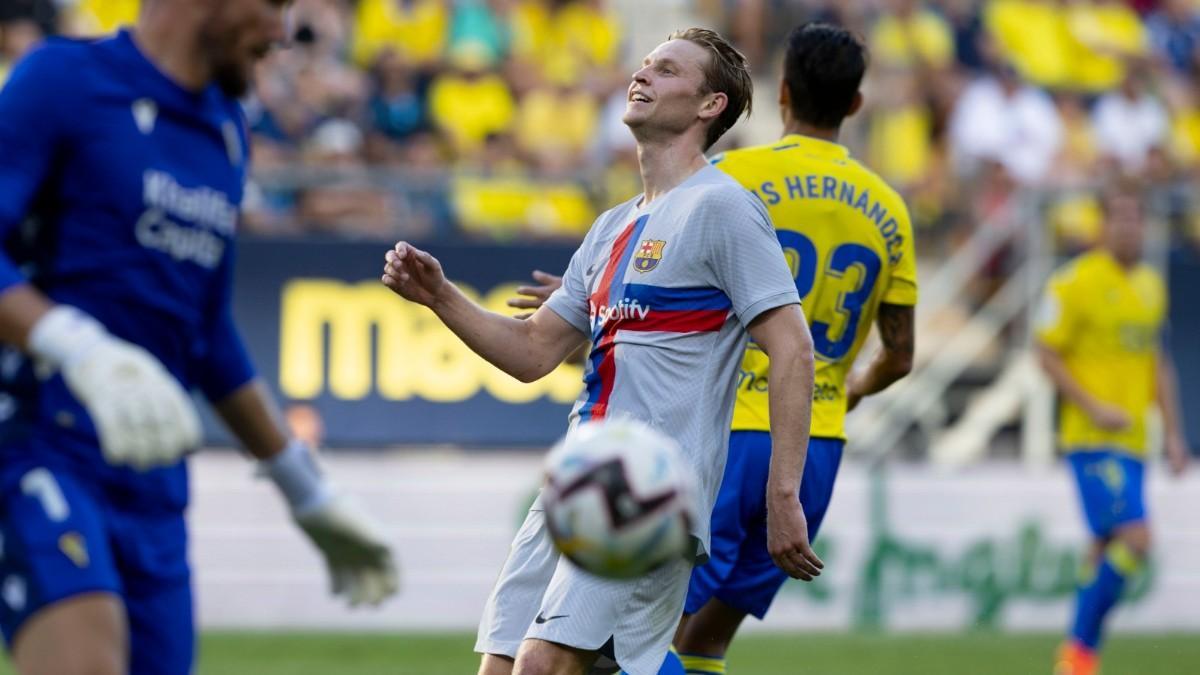 Frenkie De Jong, ante el Cádiz