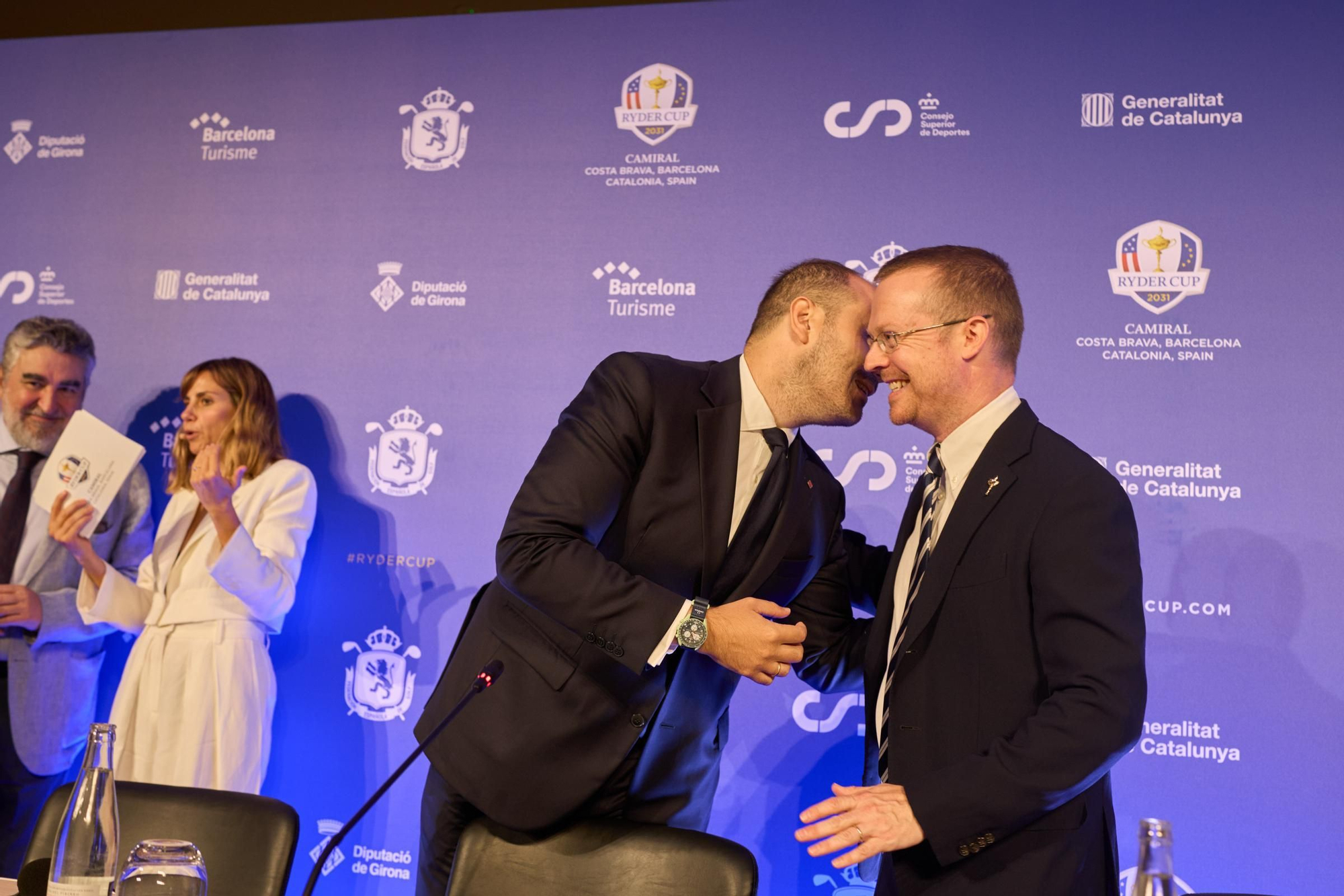 Les imatges de la presentació de la Ryder Cup 2031 a l'Hotel Camiral