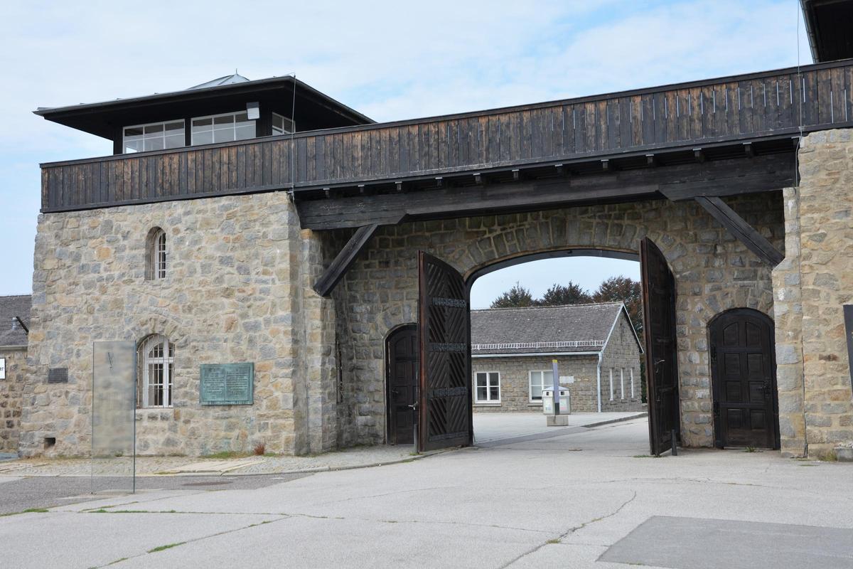 Campo de concentración de Mauthausen en Mauthausen, Austria.