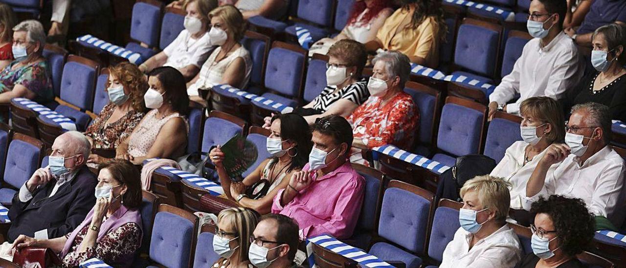 Público en el recital de Ainhoa Arteta con Oviedo Filarmonía en el Auditorio, el pasado día 3.