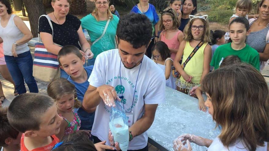 Ciencia para niños en el Planetari