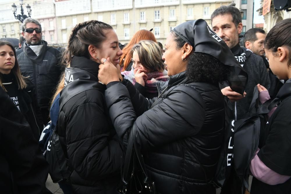 A Coruña clama contra la violencia de género