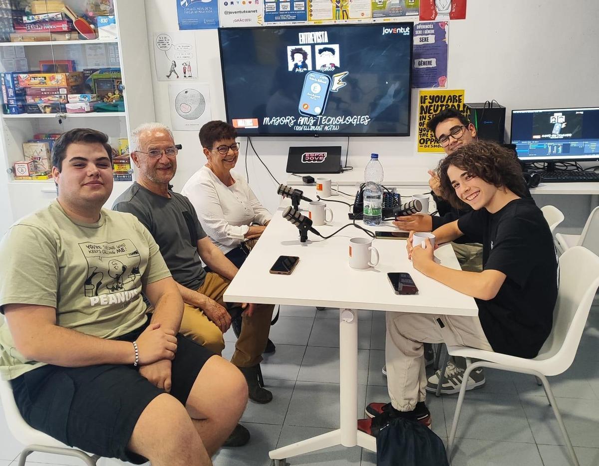 Momento del taller de nuevas tecnologías.