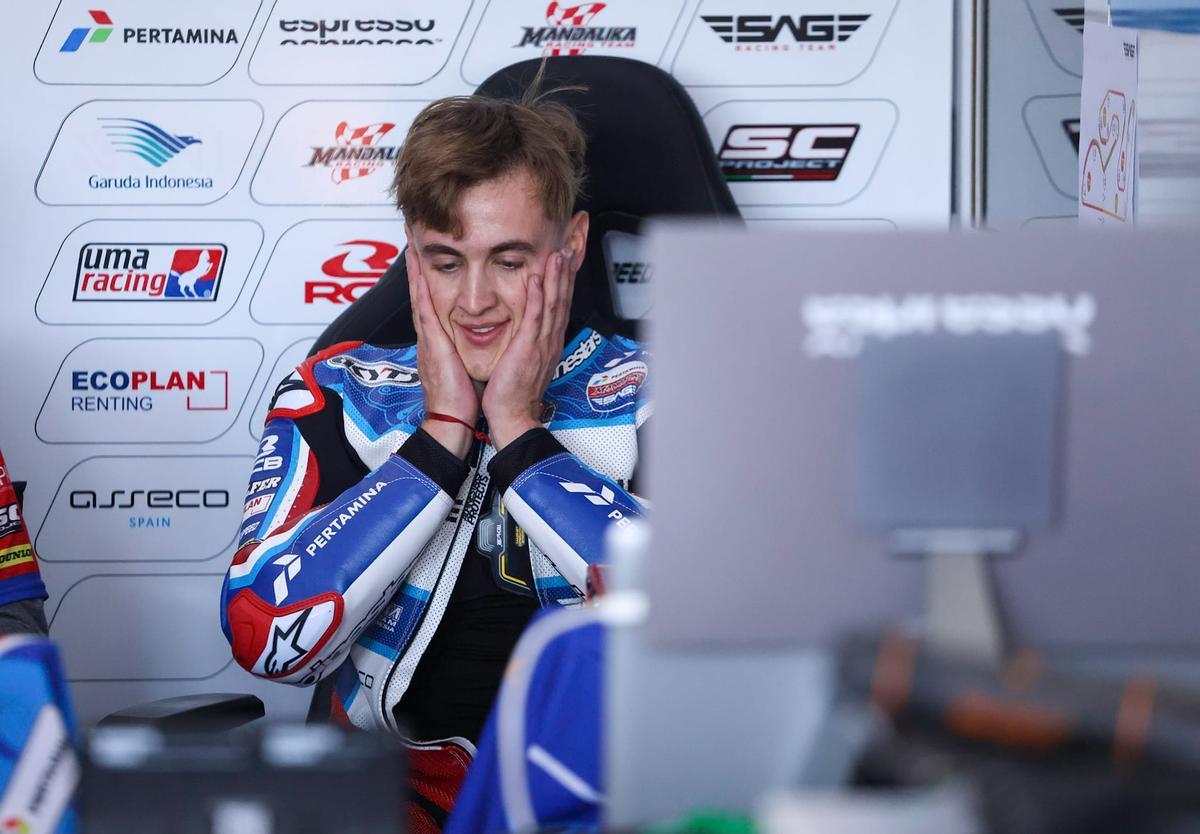 Jaume Masià debuta en Moto2 en Cheste