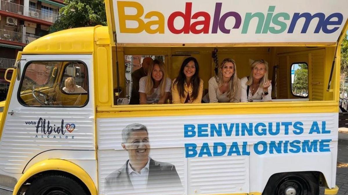 La 'food truck' de Albiol objeto de la multa.