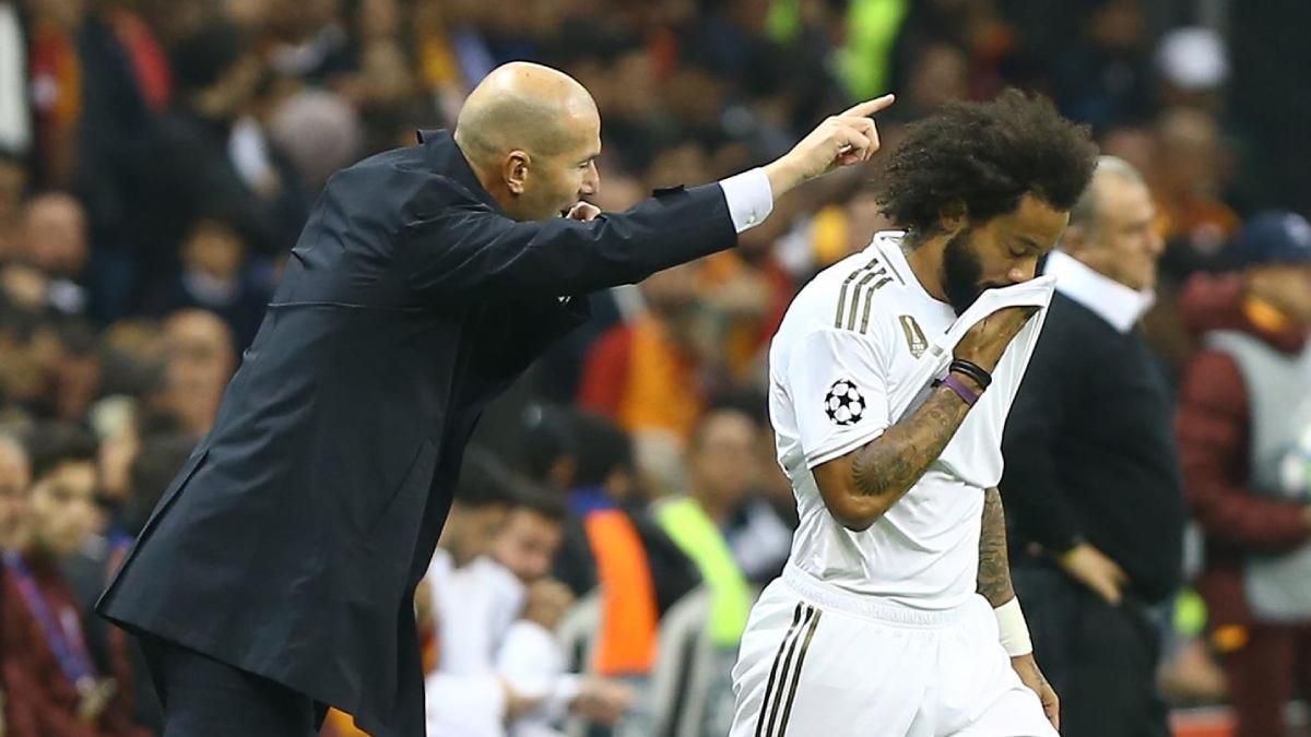 Marcelo se habría caído de la lista ante el Granda por una discusión con Zinedine Zidane