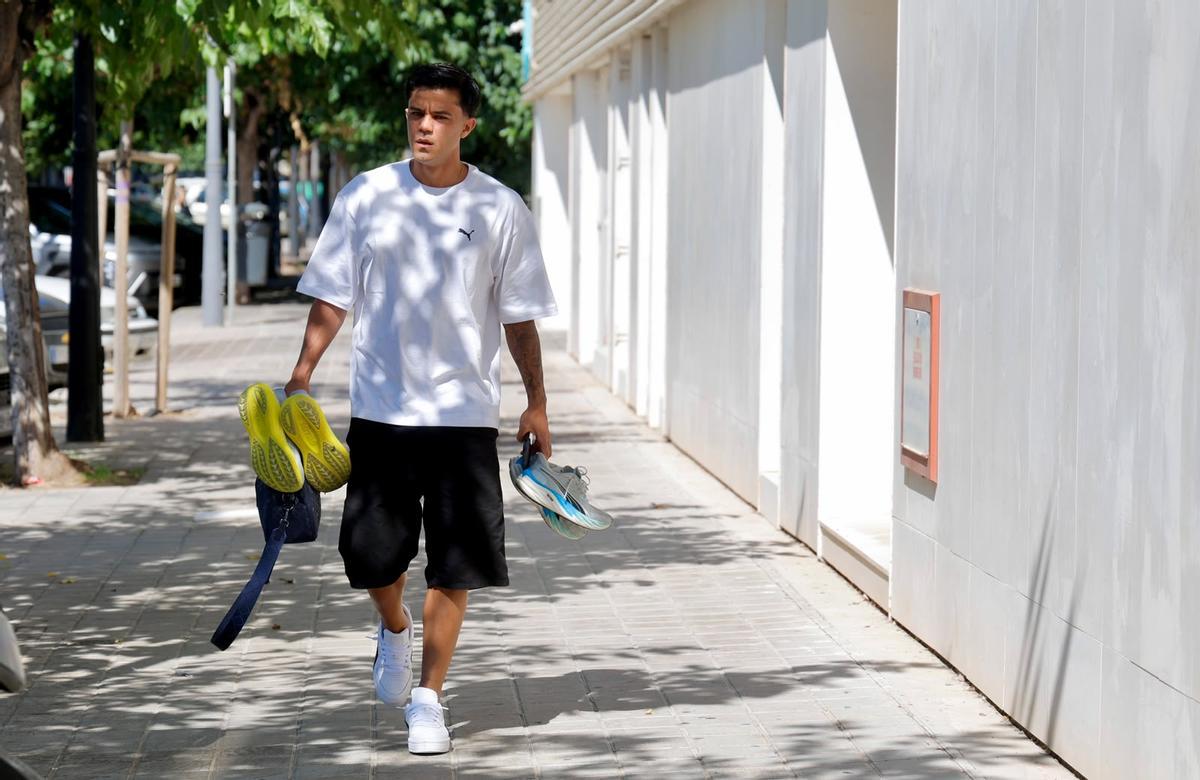 Roger Brugué en el inicio de la pretemporada