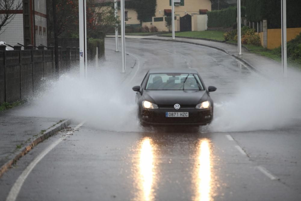 Los efectos del temporal "Ana" en Asturias