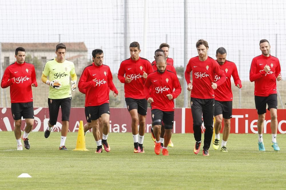 Entrenamiento del Sporting