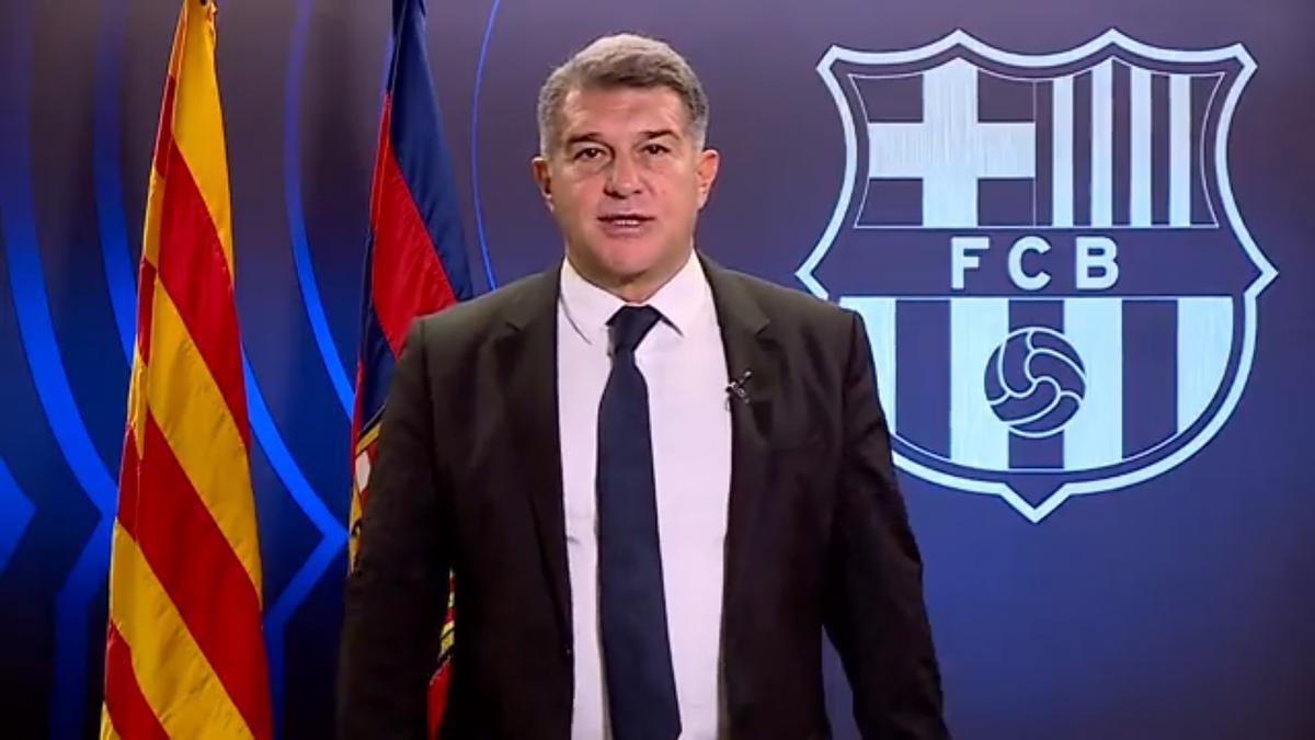 El mensaje de Laporta a los socios antes del referéndum