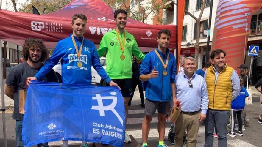 Los tres primeros del Campeonato de Balears. | P. BOVER