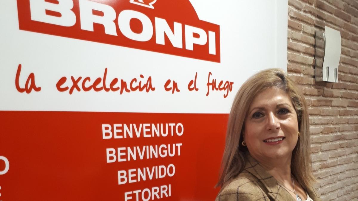 Pilar Moyano, gerente de Bronpi Calefacción