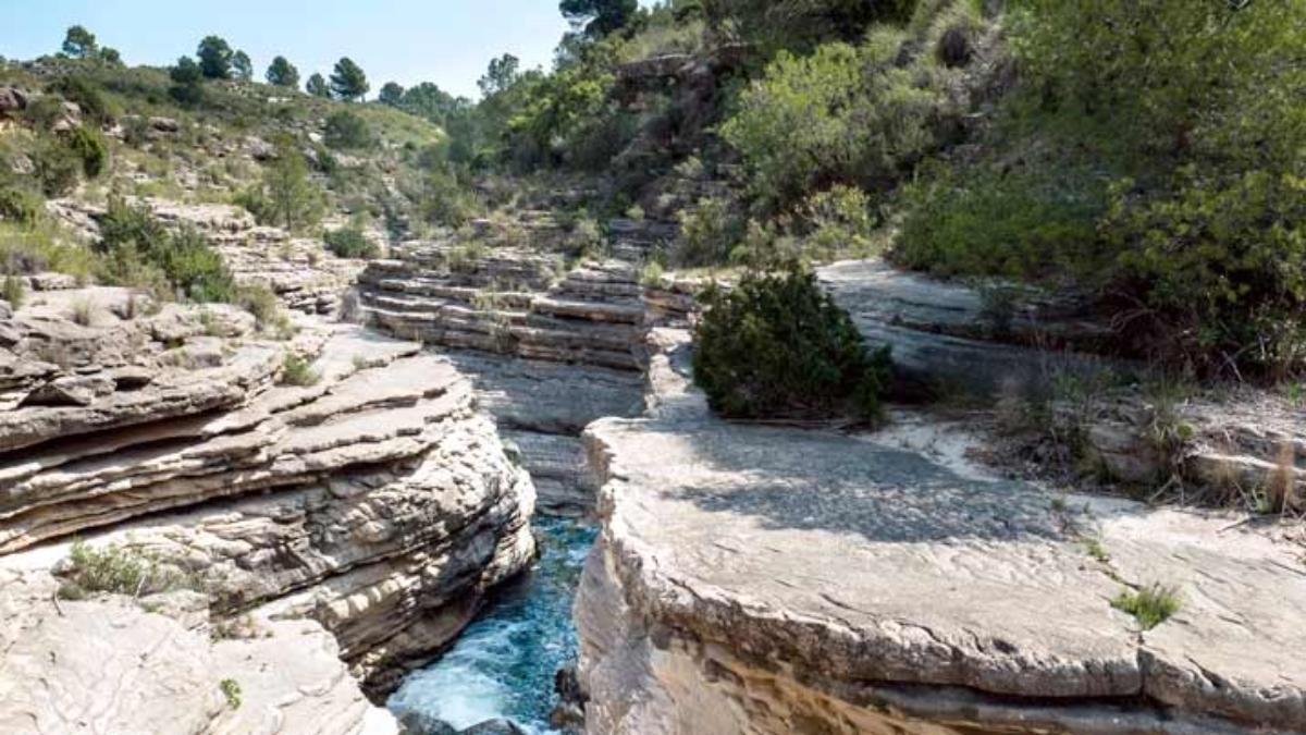 Sendero del Estrecho de Bolvonegro, uno de los lugares más instagrameables de Murcia.