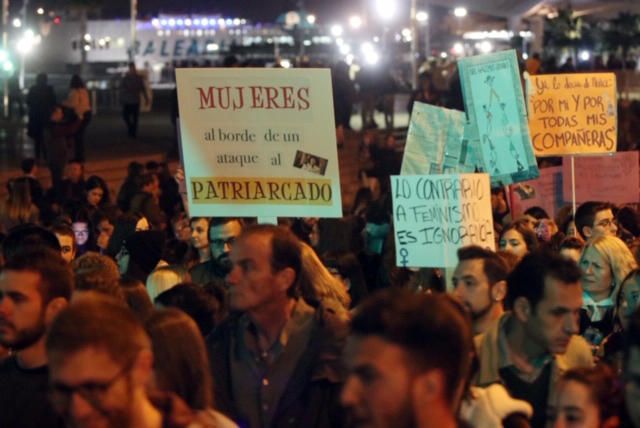 Manifestaciones por el 8M en Málaga