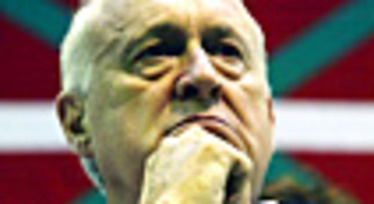 Xabier Arzalluz, en un acte del PNB del 2003.