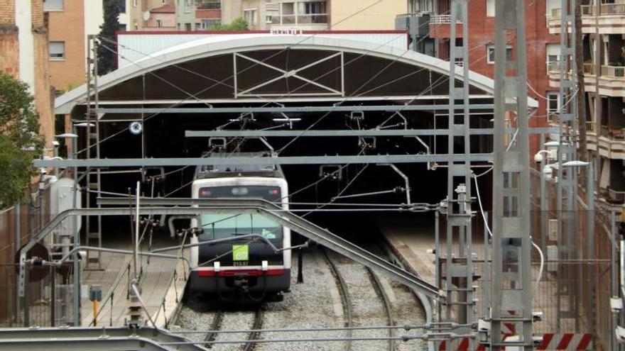 L&#039;estació de Manresa Baixador dels FGC