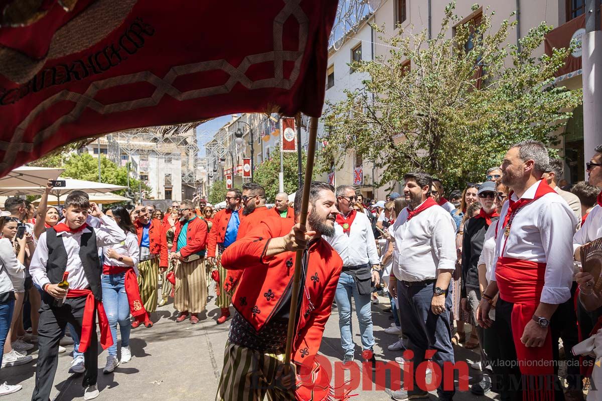 Moros y Cristianos en la mañana del dos de mayo en Caravaca