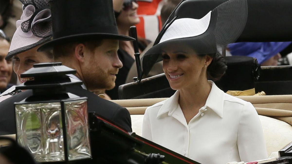 Los Duques de Sussex en Ascot