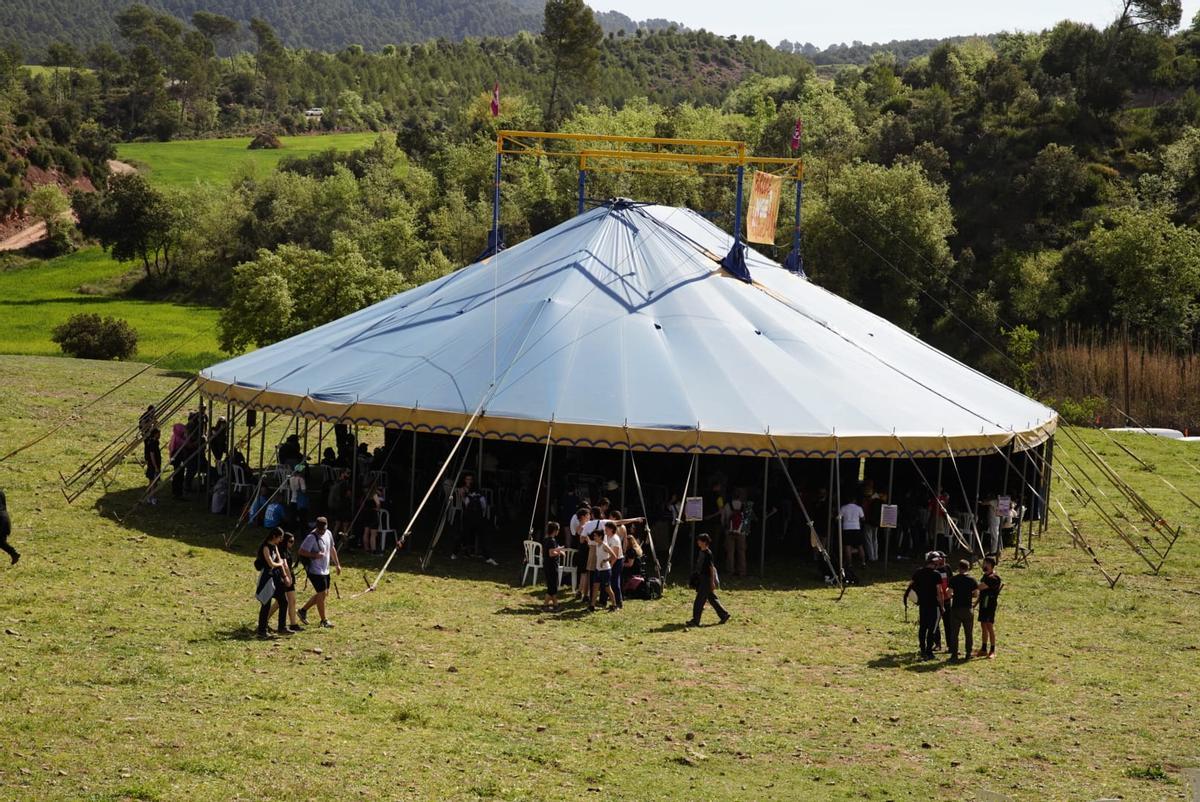 Campament de Revoltes de la Terra a Callús Campament de Revoltes de la Terra a Callús