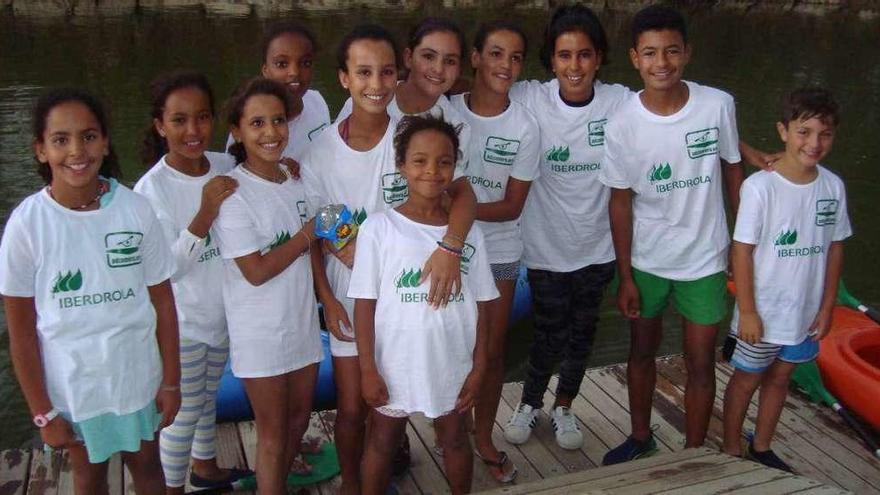 Niños saharauis del programa &quot;Vacaciones en paz&quot;.