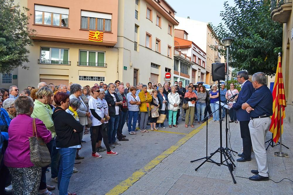 Commemoració de l'1 d'Octubre a Súria