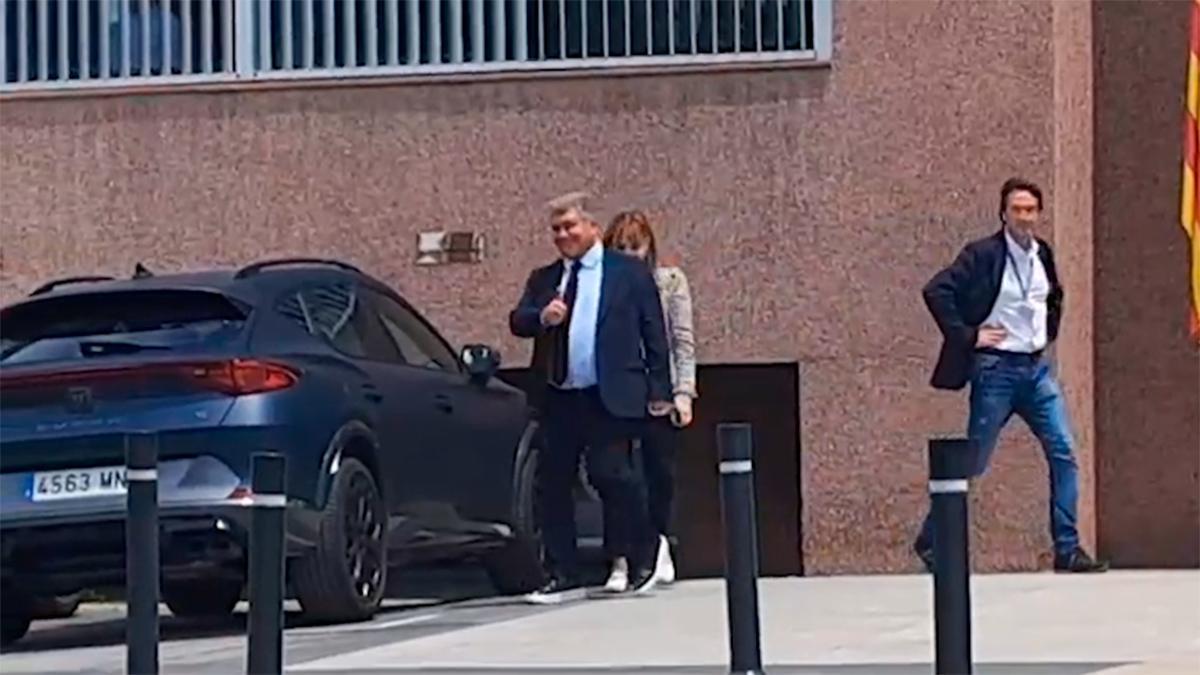 La primera reacción de Laporta ante el fichaje de Flick