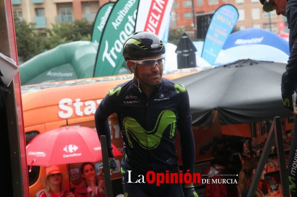 Salida de la Vuelta Ciclista a España desde Lorca