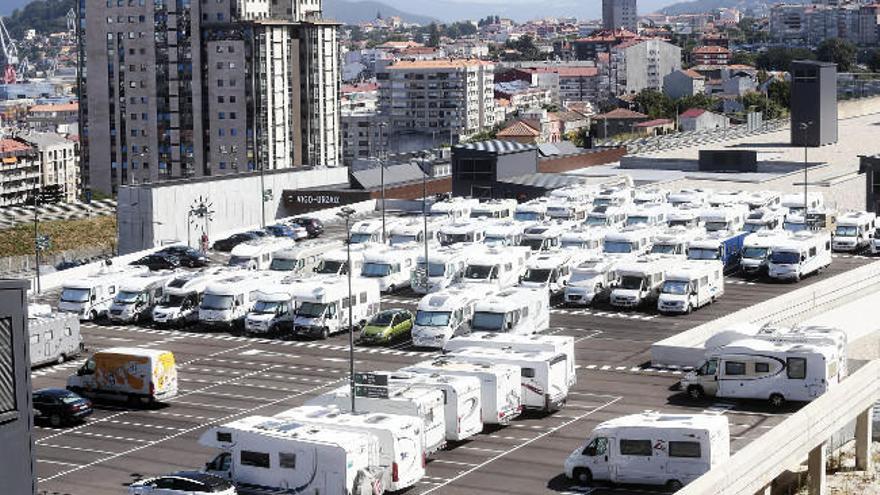 Concentración de caravanas