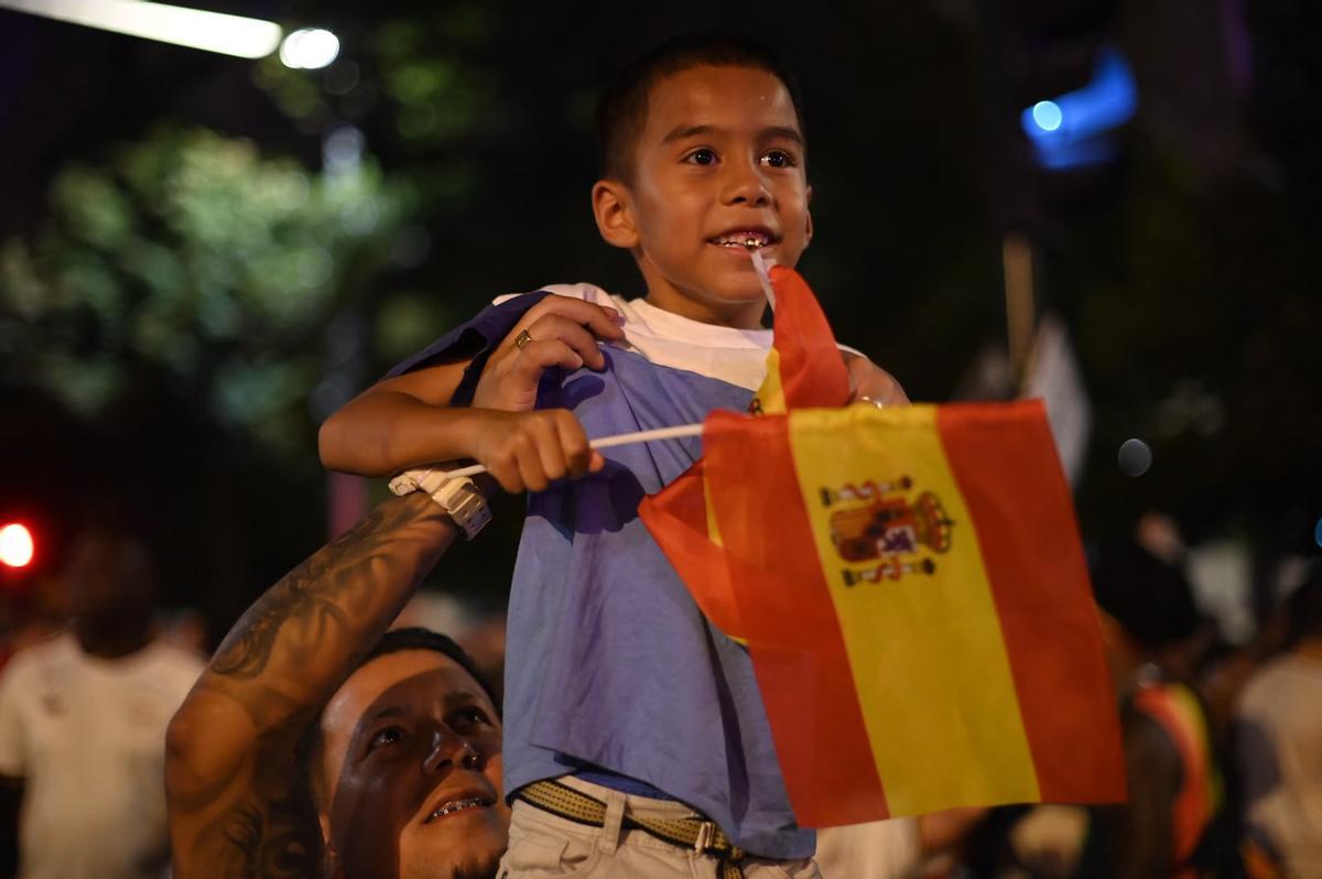 En imágenes | Zaragoza celebra el triunfo de España en la final del Mundial