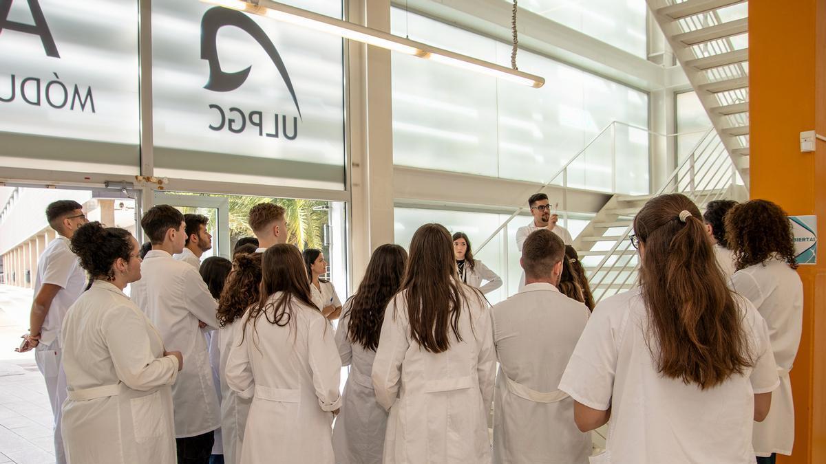 Estudiantes de Medicina de la ULPGC.