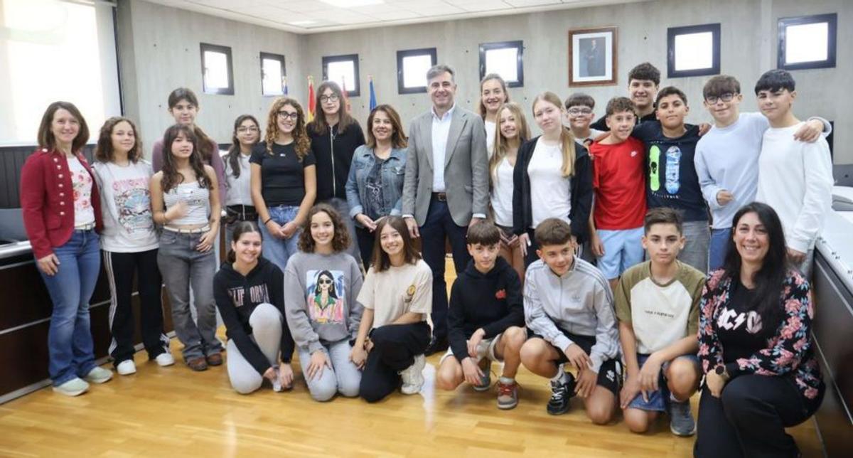 Alumnos italianos participan en un intercambio en San Pedro del Pinatar