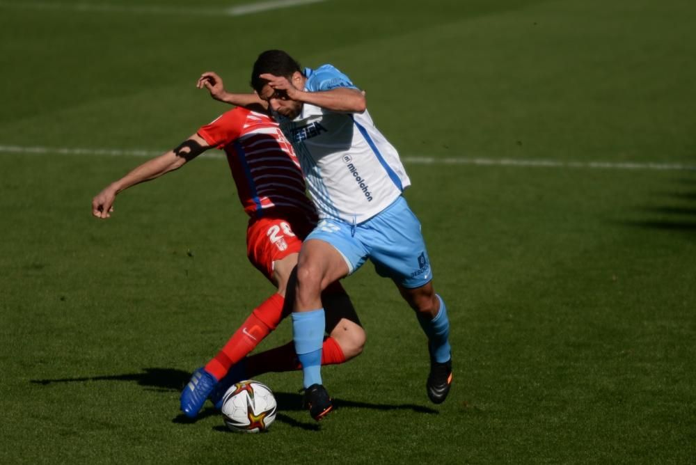 Partido de la Copa del Rey entre el Málaga CF y el Granada.