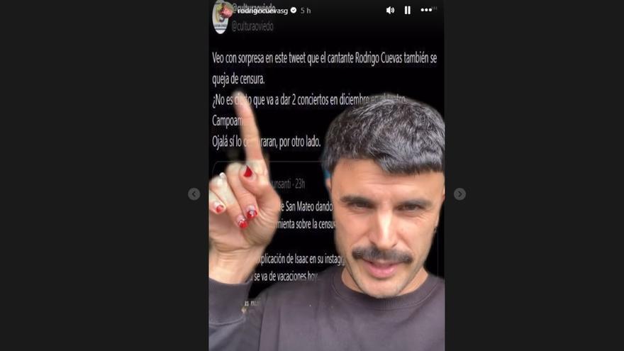La respuesta viral de Rodrigo Cuevas para responder al "hackeo" de la cuenta de Cultura de Oviedo: "Yes lo más"