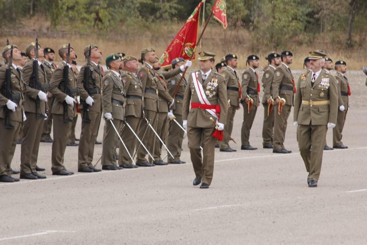 Jura de bandera en el Cefot de Cáceres