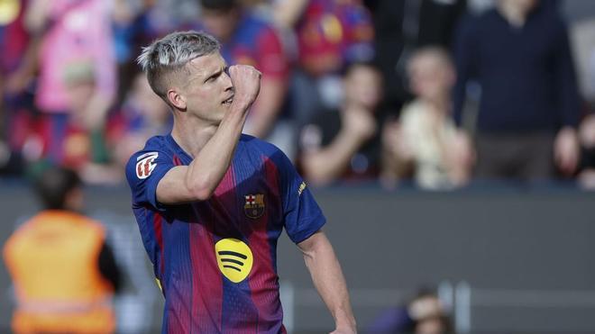 Dani Olmo: Es una victoria muy importante porque nos pone aún más líderes