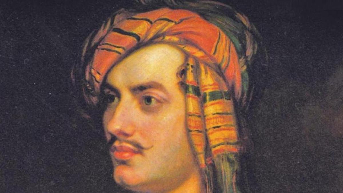 Retrato de Lord Byron.