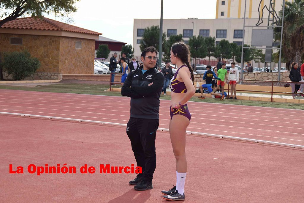 Regional absoluto y sub-23 de atletismo en Lorca (I)