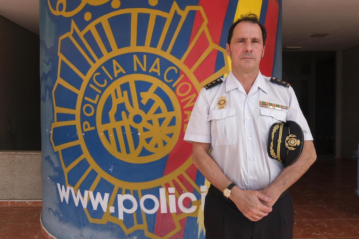 El Comisario de la Policía Nacional de Maspalomas Pablo Fernández Sala