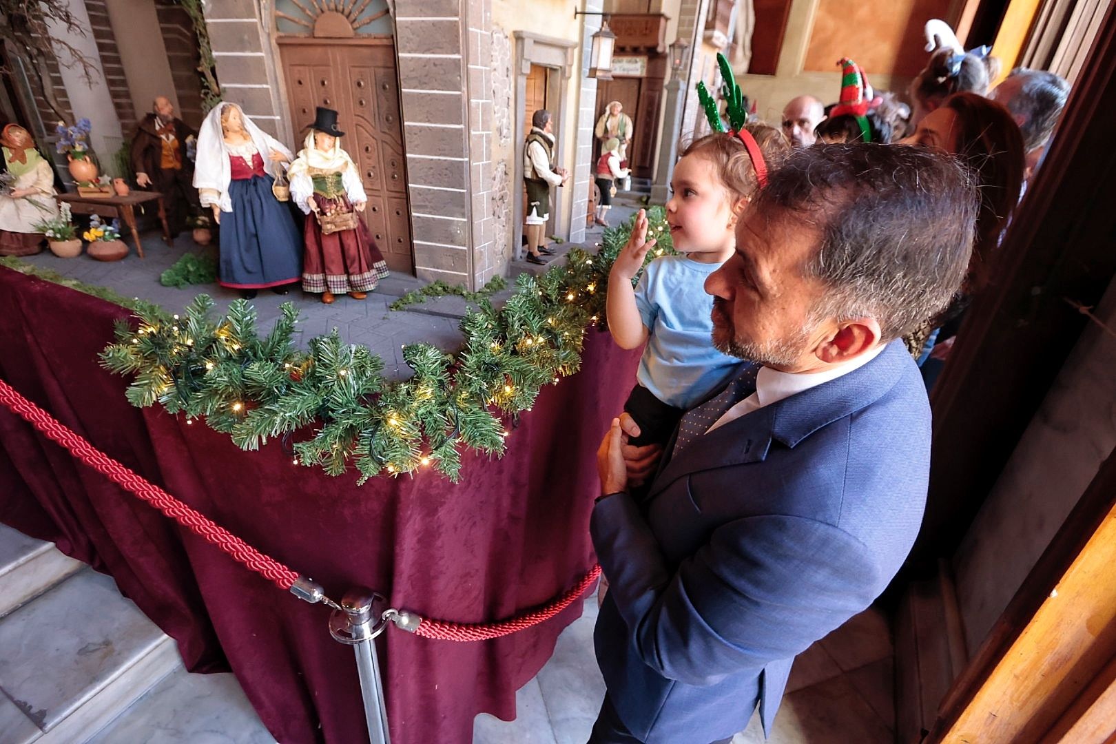 Inauguración del Belén del Ayuntamiento de Santa Cruz