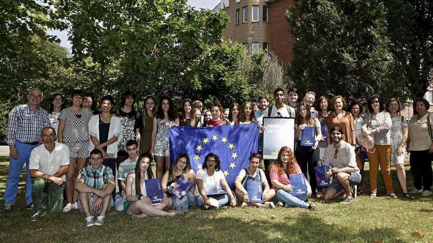 Alumnos y profesores de Erasmus.