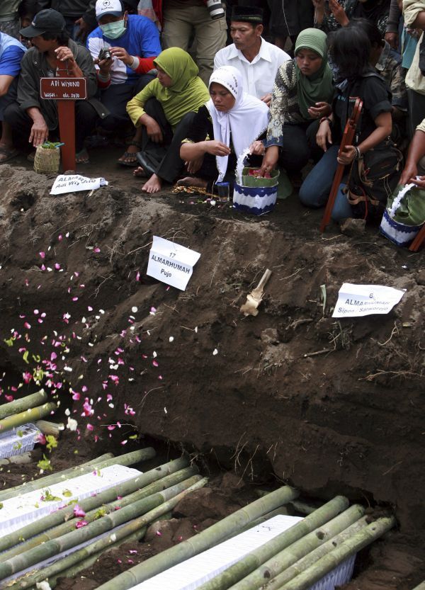 Los efectos del volcán Merapi